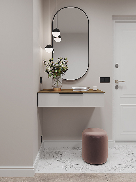 Тумба Роза 900 Ройс, белый скин. Фото 2