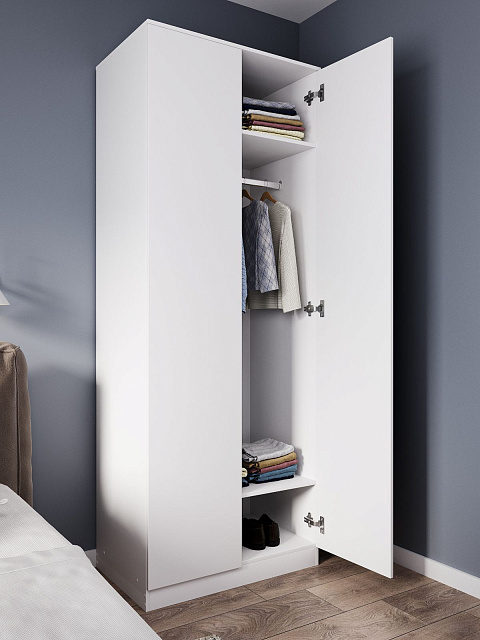 Шкаф Мори МШ 800.1, Белый. Фото 4