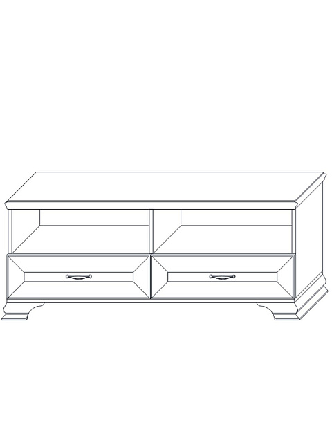 Тумба Сиена ТВ 1, бежевая. Фото 5