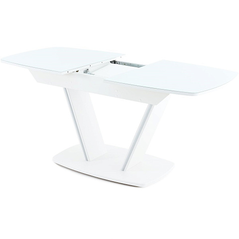 Стол «Дрезден» 130x80 стекло, белый. Фото 2