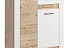Комод «Ева 5» М6 900, Дуб Ирландский/Белый матовый. Фото 1