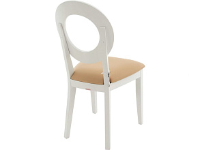 Обеденная группа (Стол Фабрицио-1 D 100 и 4 стула Коломбо-2), эмаль белая от магазина Мебельный дом