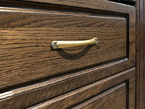 Шкаф комбинированный «Верди Люкс 3/3з» П487.13з, венге от магазина Мебельный дом