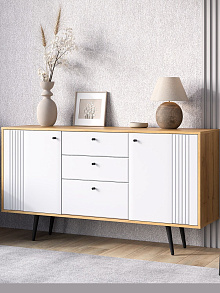 Комод Вега Саксония 150, белый матовый от магазина Мебельный дом