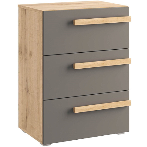 Комод «Виллитус» М6, Дуб вотан/Графит. Фото 1