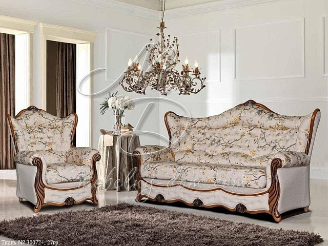 Комплект мягкой мебели «Патриция», в ткани. Фото 1