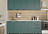 Кухонный гарнитур «Лаванда» 2,0м, изумруд. Фото 1