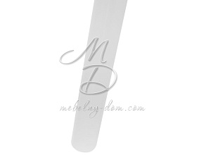 Стол Leset Мидел мини, металл белый, стекло белое от магазина Мебельный дом