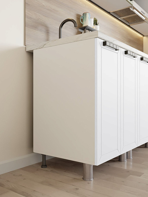 Кухонный гарнитур «Лилия» 2,4м, белый. Фото 5