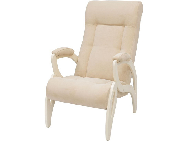 Кресло для отдыха, Модель 51 «Весна», дуб шампань, Verona Vanilla. Фото 1