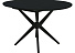 Стол «Сидней СВ» стекло черное, каркас черный. Фото 2