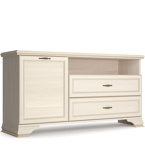 Тумба Сиена ТВ 2, бежевая. Фото 1