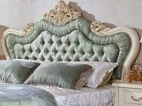 Кровать «Милано» MK-1860-IV 180, слоновая кость от магазина Мебельный дом