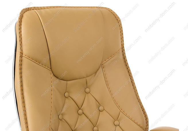 Офисное кресло Twinter желто-коричневое. Фото 5