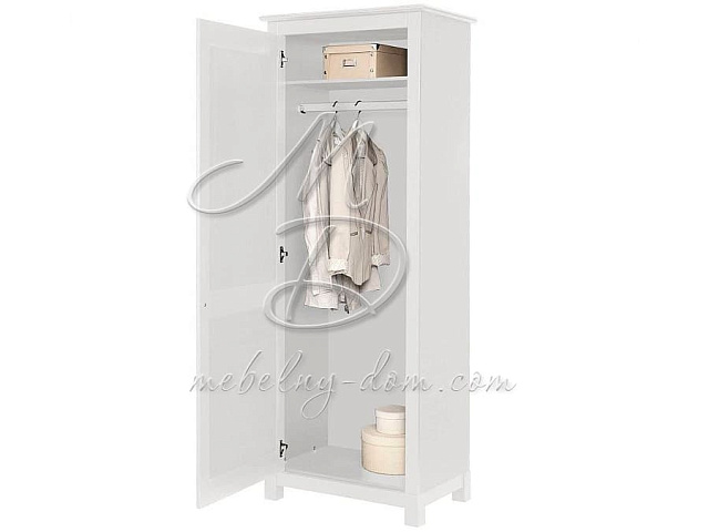 Шкаф для одежды Рауна 100, белый воск УКВ. Фото 2