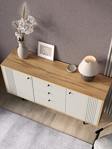 Комод Вега Саксония 150, миндаль от магазина Мебельный дом