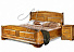 Кровать из массива березы «Провинция П02Б», орех золотой. Фото 1