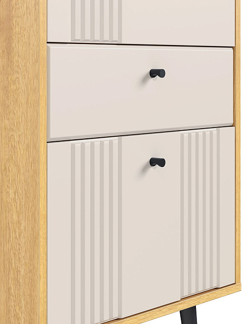 Шкаф Вега Саксония 54, миндаль. Фото 4