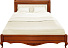 Кровать с мягким изголовьем Неаполь 180 Т-528, янтарь). Фото 2
