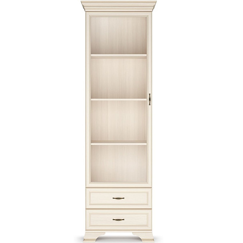 Шкаф-витрина Сиена, бежевый. Фото 2