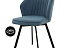 Стул «Вермут», велюр Бренди классик блу, каркас вращения черный. Фото 1