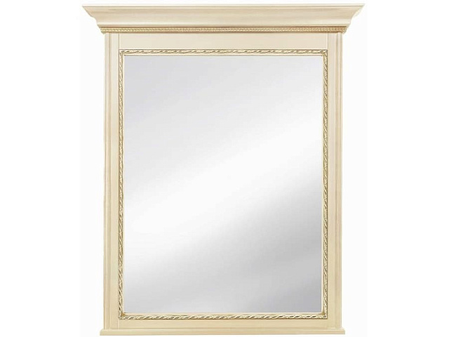 Зеркало настенное Палермо Т-757, ваниль. Фото 1