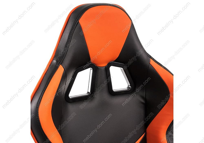 Компьютерное кресло Racer черное / оранжевое. Фото 7