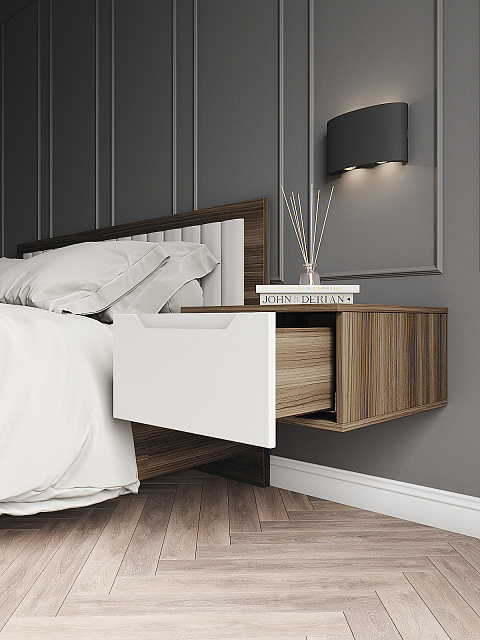 Тумба Роза 450 Тренто, белый скин. Фото 3