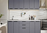 Кухонный гарнитур «Лаванда» 1,8м, сталь. Фото 1