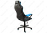 Офисное кресло Leon черное / голубое. Фото 3