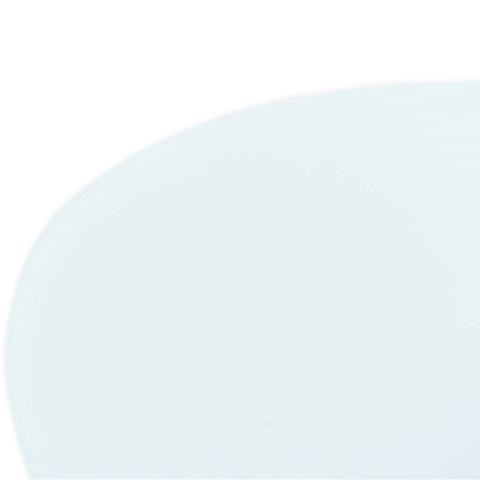 Стол «Ривьера» круг, стекло белый, опоры хром. Фото 8