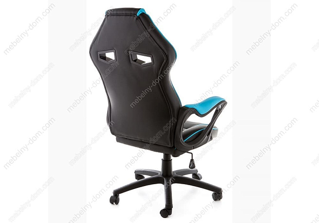Компьютерное кресло Monza черное / синее. Фото 3