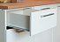 Кухонный гарнитур «Ника» Глосс 2,4м с вытяжкой, Белый глянец. Фото 9