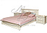 Кровать из массива березы «Валенсия 2М» П254.51, античная темпера. Фото 1