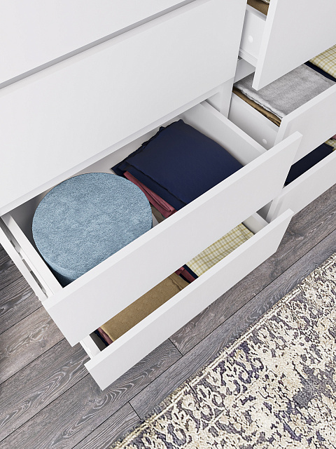 Комод Мори МК 1200.10, Белый. Фото 4