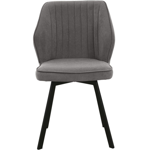 Стул «Вермут», велюр Бренди мансун, каркас вращения черный. Фото 3