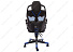 Компьютерное кресло Knight черное / голубое. Фото 6