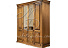 Шкаф четырехдверный «Верди Люкс» П434.01, дуб с патиной. Фото 2
