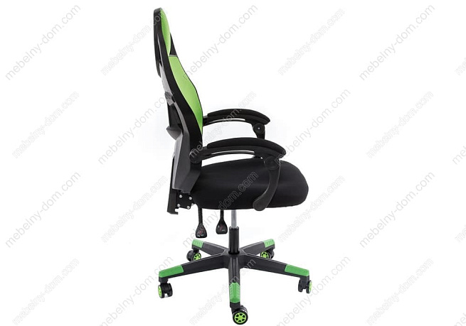 Компьютерное кресло Knight черное / зеленое. Фото 4