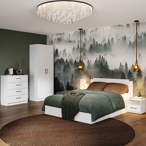 Комод «Чикаго» 5ящ, белый. Фото 3