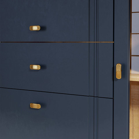 Шкаф-витрина Вега Сапфир 140, темно-синий. Фото 6