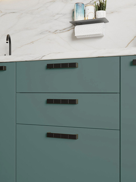 Кухонный гарнитур «Лаванда» 1,8м, изумруд. Фото 3