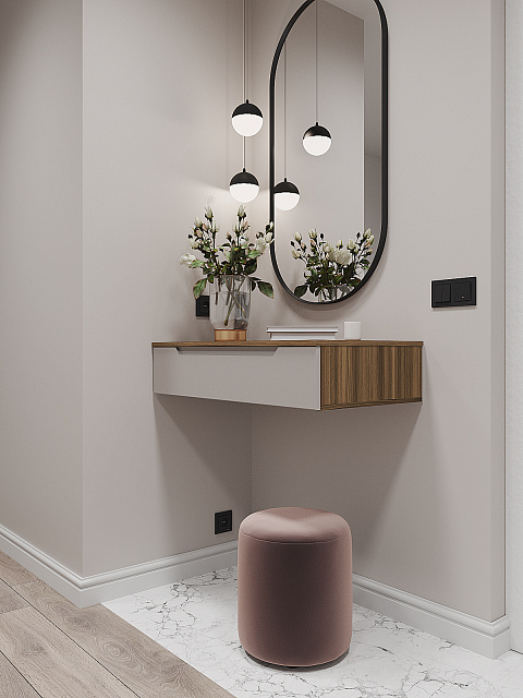 Тумба Роза 900 Тренто, бежевый скин. Фото 1