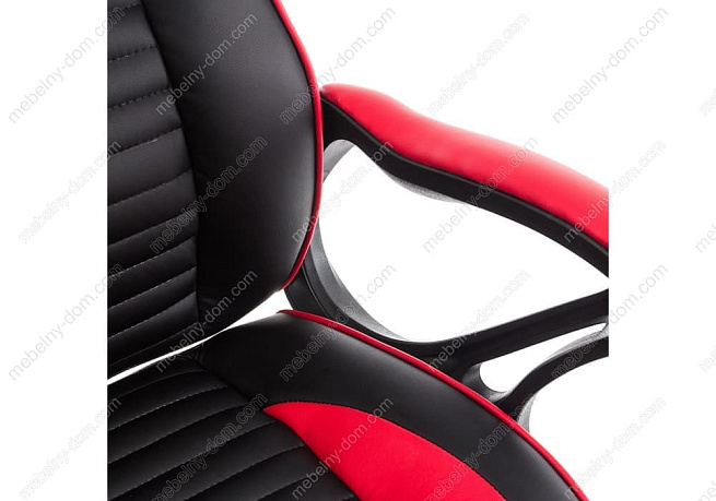 Офисное кресло Leon красное / черное. Фото 6