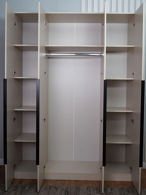 Шкаф Пальма 1600, Сатин. Фото 3