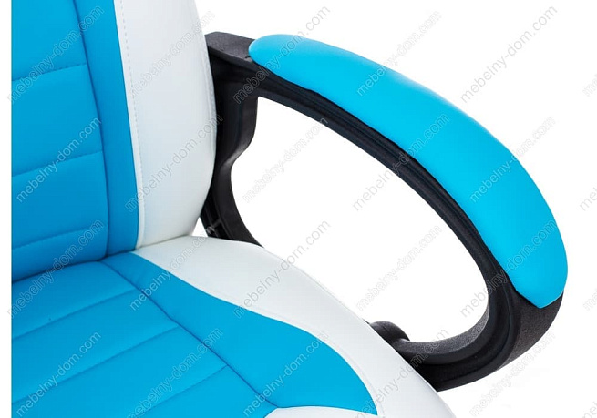 Компьютерное кресло Kadis светло-синее / белое. Фото 6