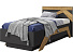 Кровать «Скандинавия 900» КМК 0905.2, Графит/ дуб наварра. Фото 1