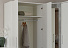 Спальня «Аврора» 2дв шк, Белый/Ателье светлый. Фото 6