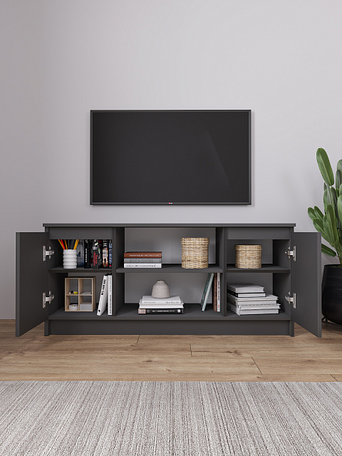 Тумба Мори ТВ МТВ 1200.1, Графит. Фото 2