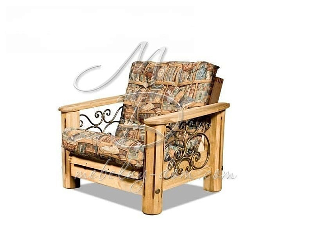 Кресло «Викинг 02», сосна вощеная. Фото 1